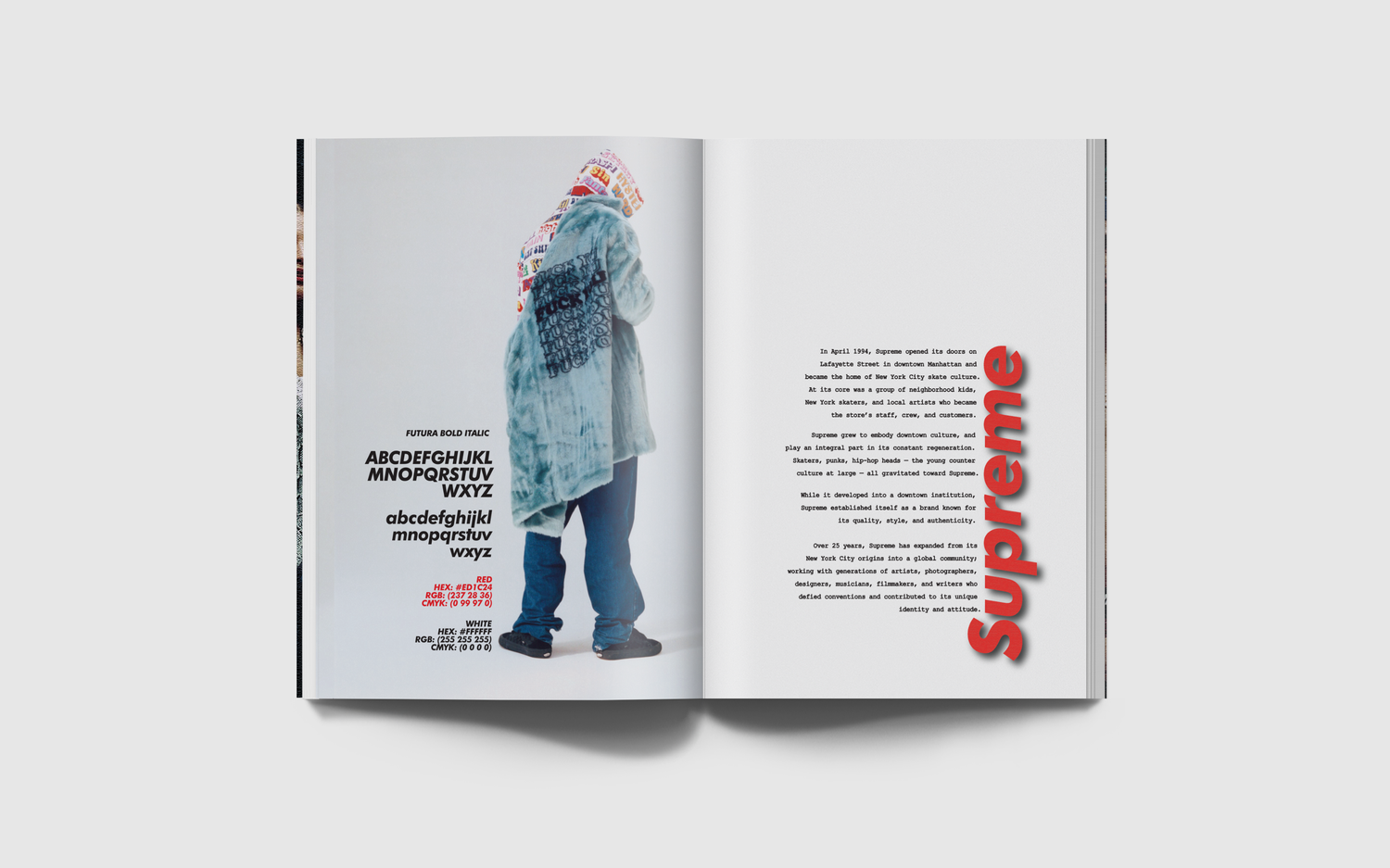 Supreme Magazine Spread